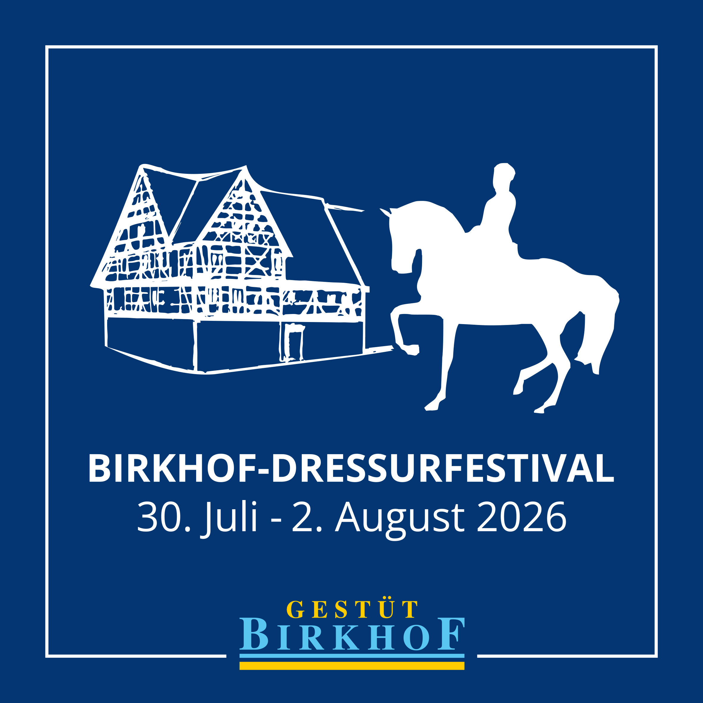 Birkhof-Dressurfestival 2026 – die Ausschreibung ist online