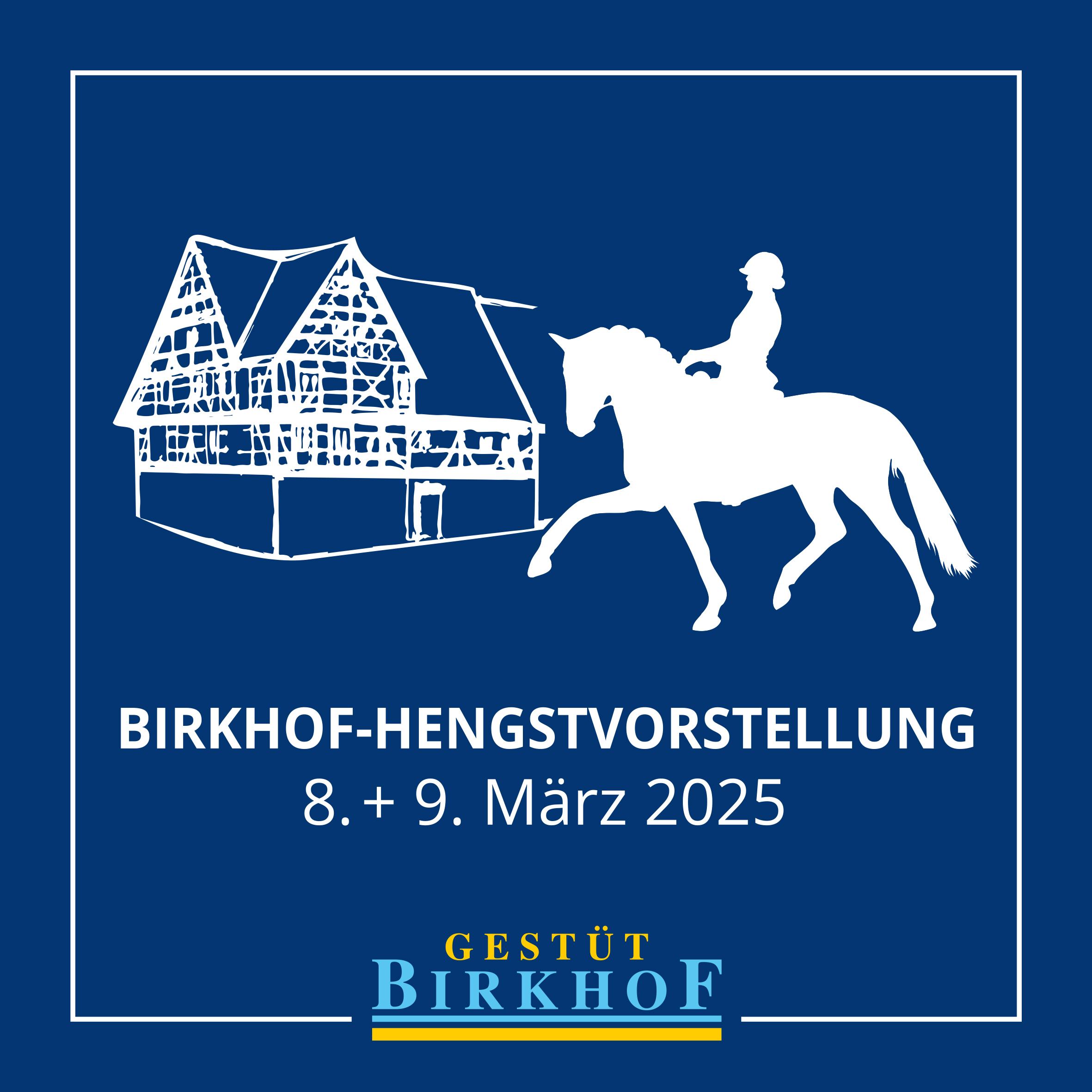 Herzliche Einladung zu den Birkhof-Hengstvorstellungen 2025