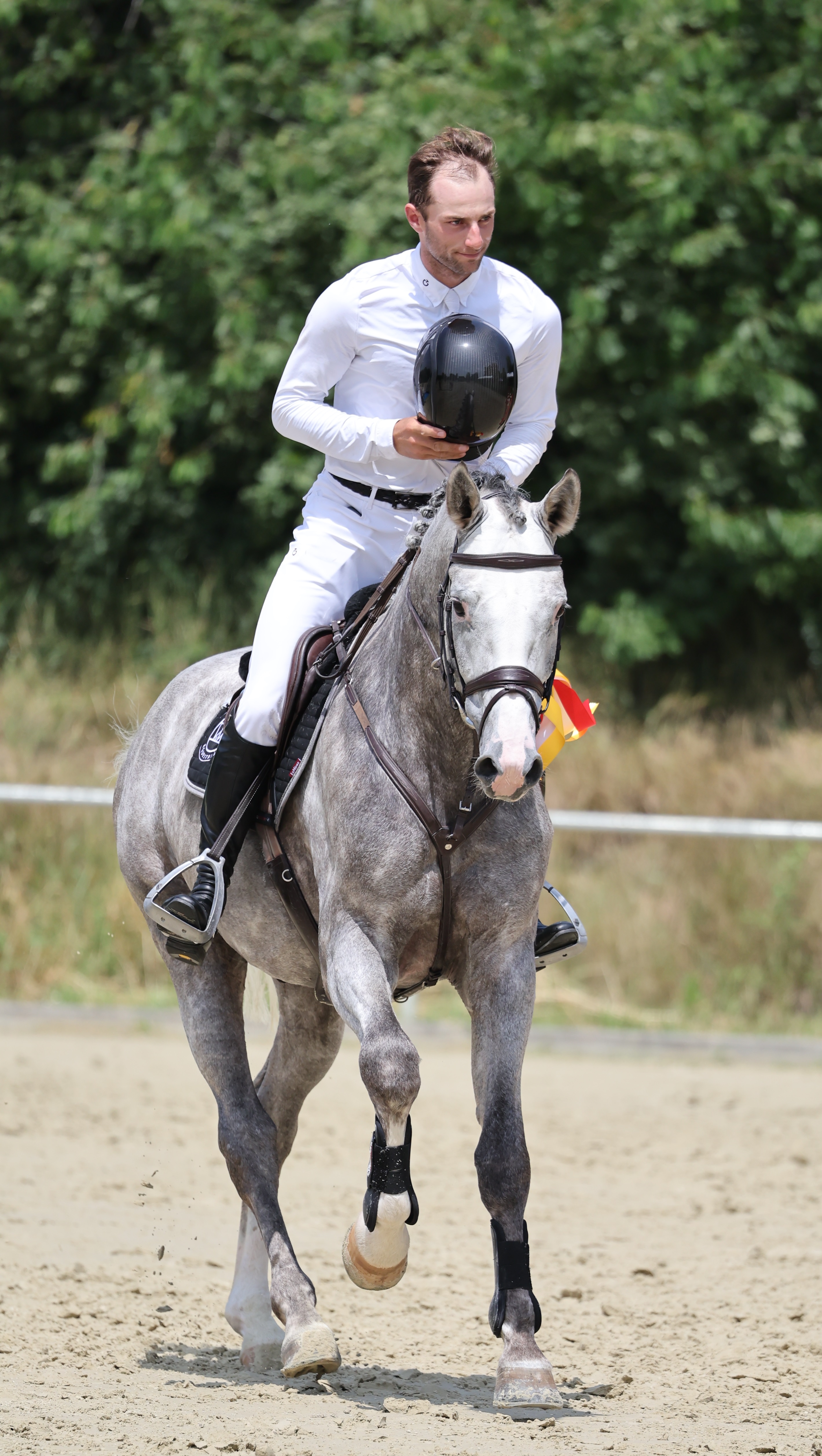 Birkhof´s Arezzo Man FBW siegt mit 9,3 in der Bundeschampionats-Quali in Ladenburg
