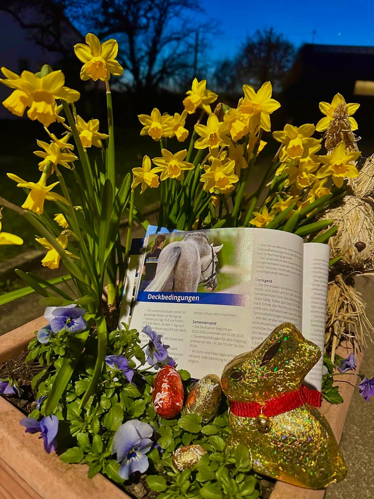 Versandhinweis an den Ostertagen