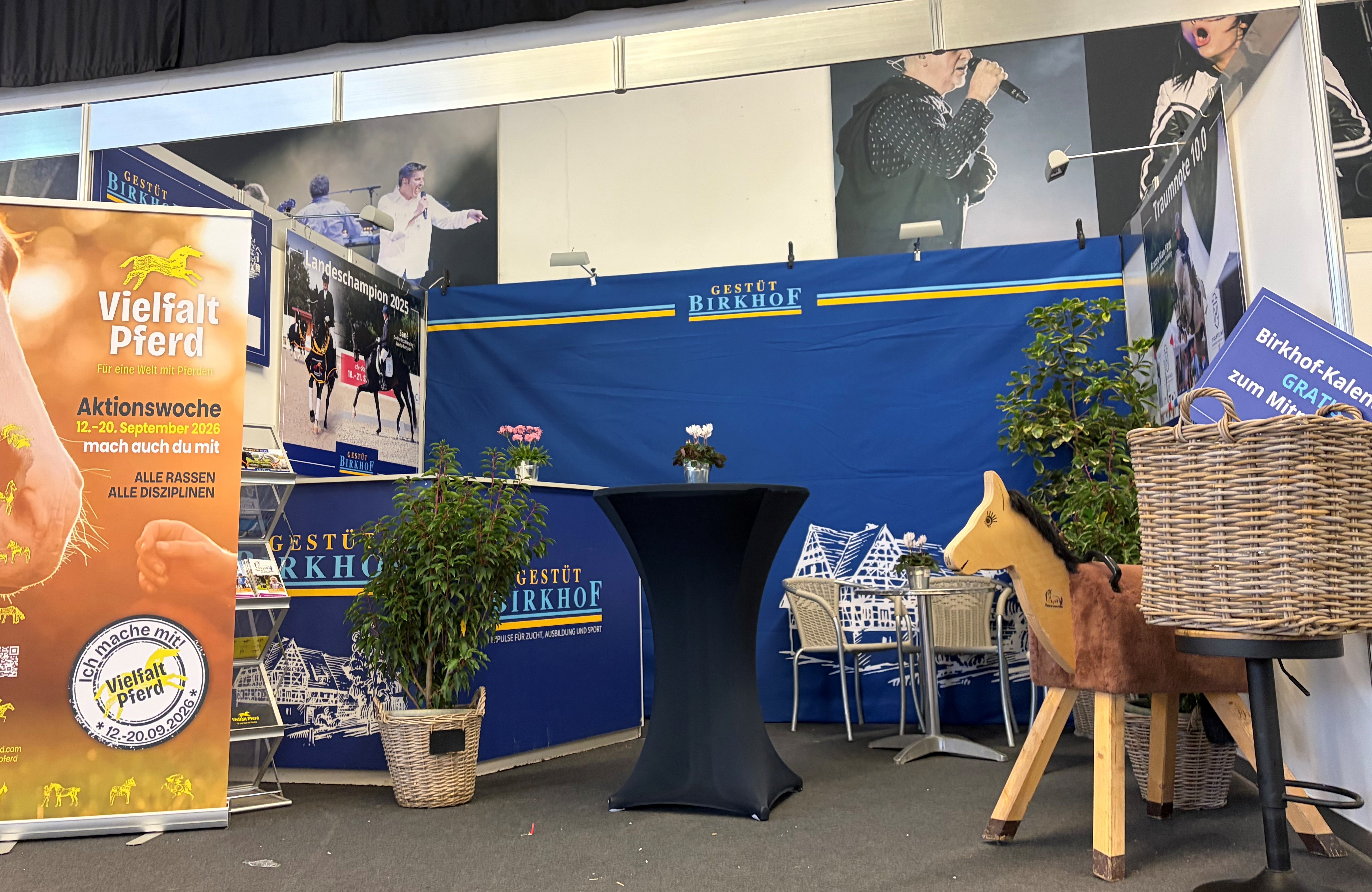 Herzlich willkommen am Birkhof-Stand beim Stuttgart German Master